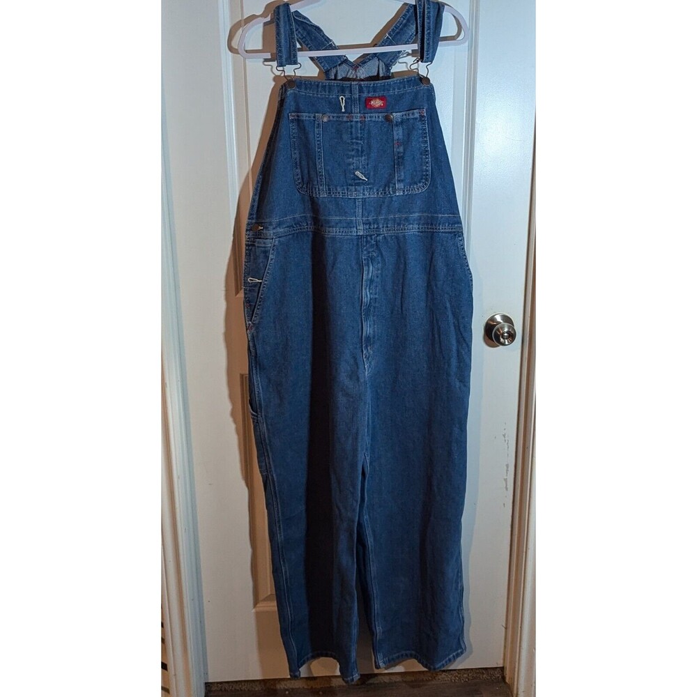 NWT Dickies Carpenter Dark Blue Overall 42X30